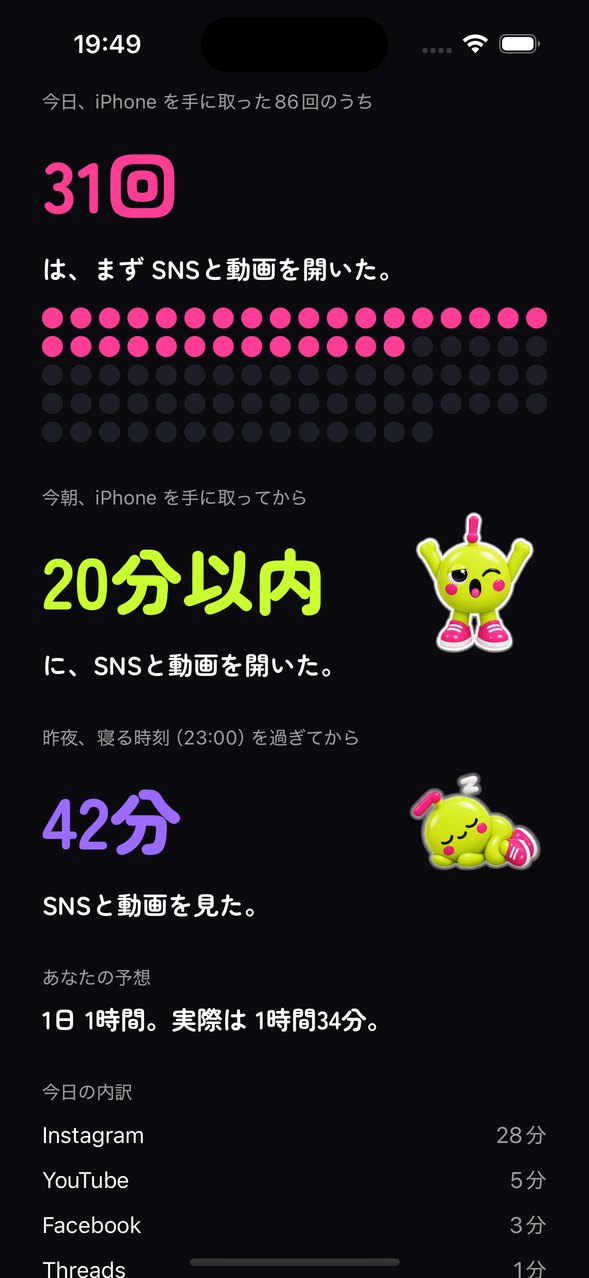 今日の様子